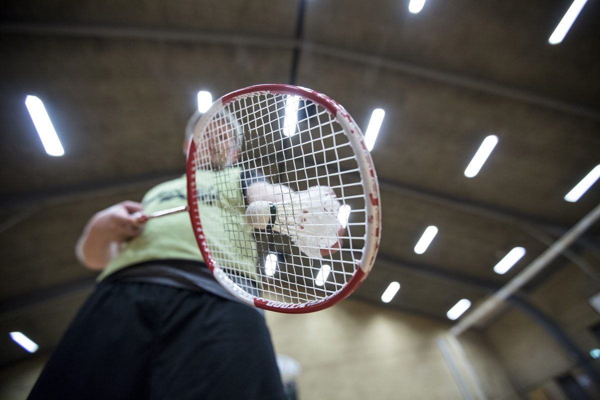 Badminton på Sportspark Blaavandshuk